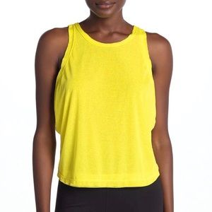 Free People life’s a wave neon lemon tank XS